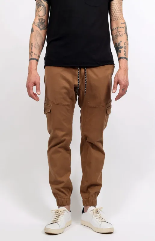 Juckson Cargo Jogger | Khaki sold by Lira
