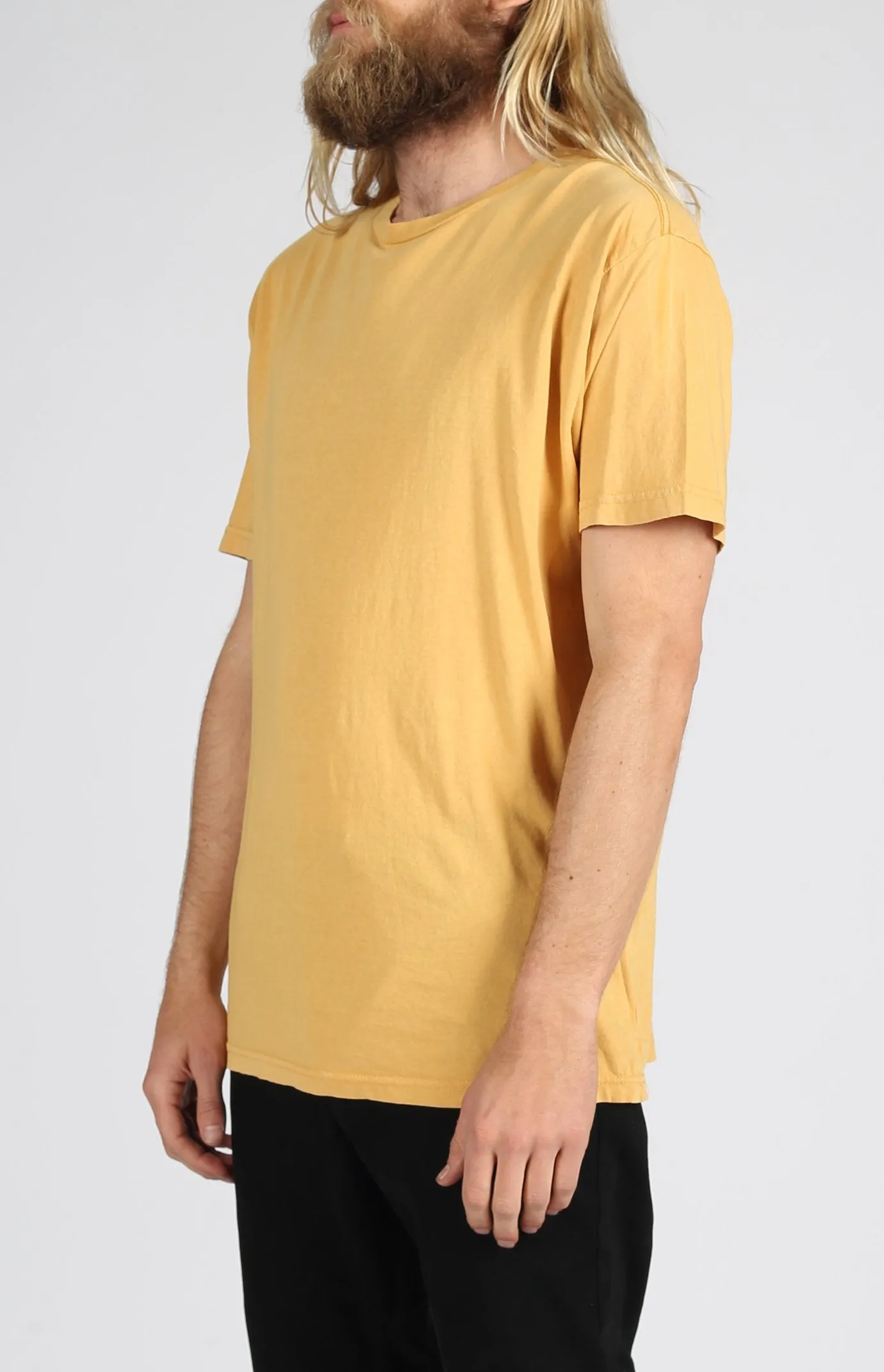 Vintage Wash Tee | Mustard sold by Lira product image thumbnail 2