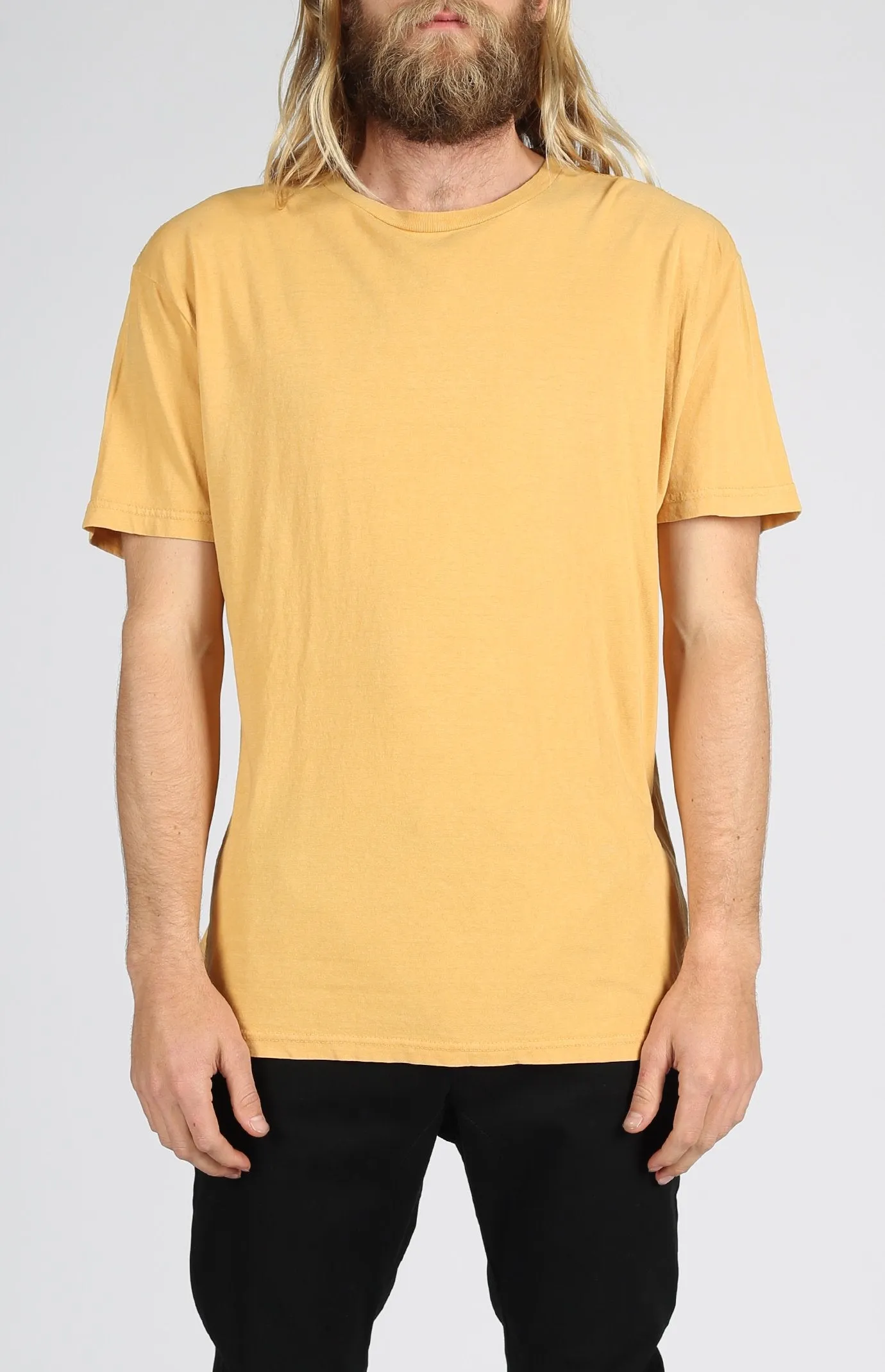 Vintage Wash Tee | Mustard sold by Lira