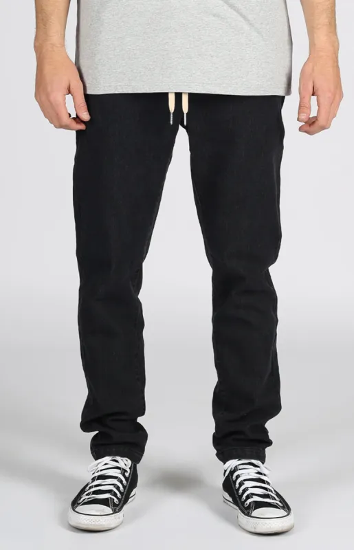 San Clemente Denim Pant | Dark Black sold by Lira