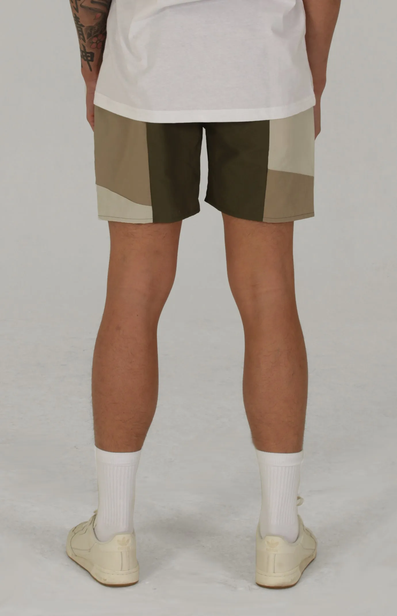 Gaston Paneled Nylon Short | Olive sold by Lira product image thumbnail 3