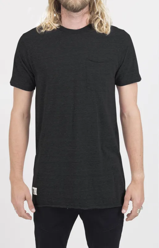 Winslow SS Tee | Heather Black made by Lira