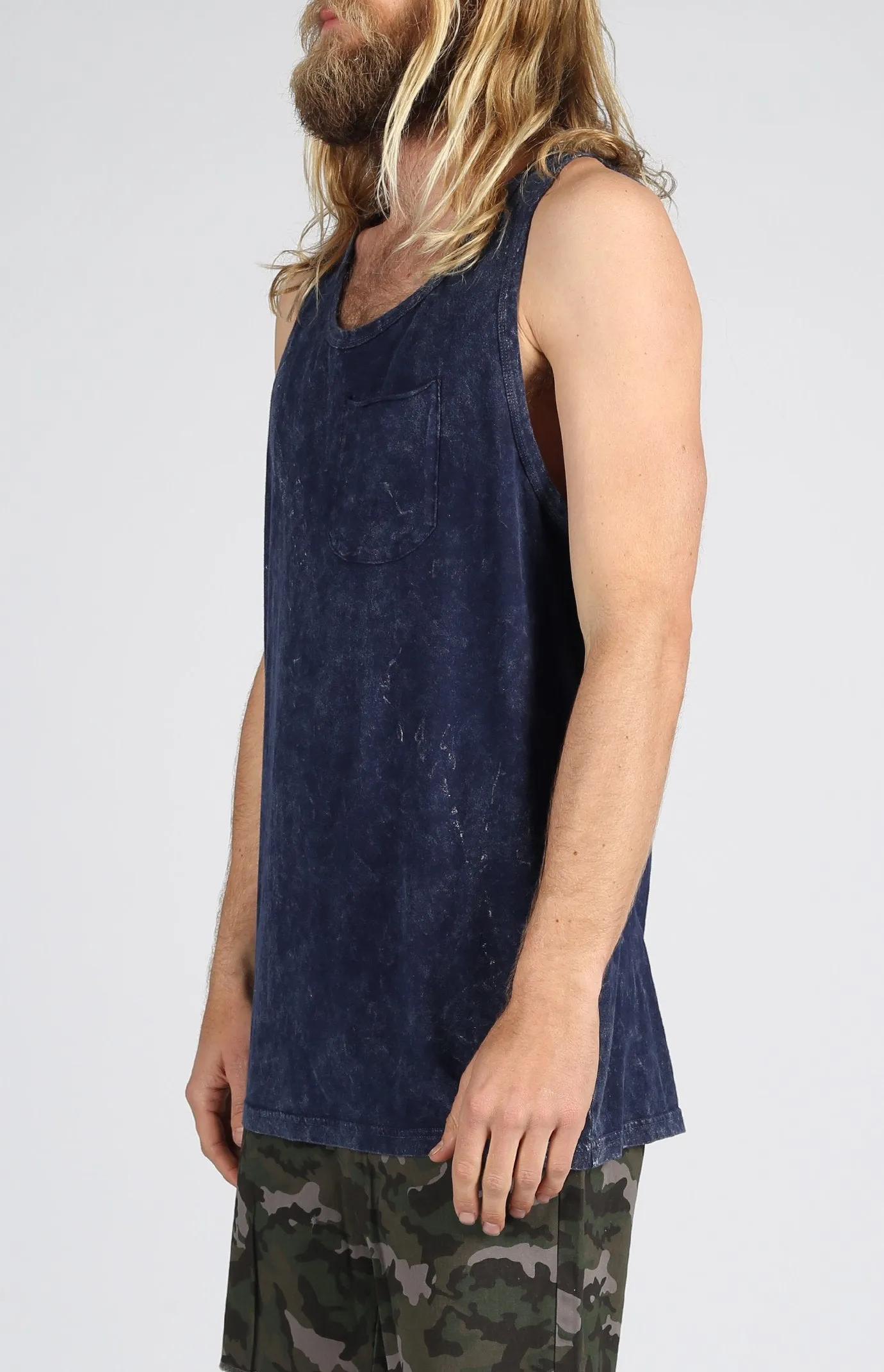 Pocket Tank Mineral Wash | Navy sold by Lira product image thumbnail 2
