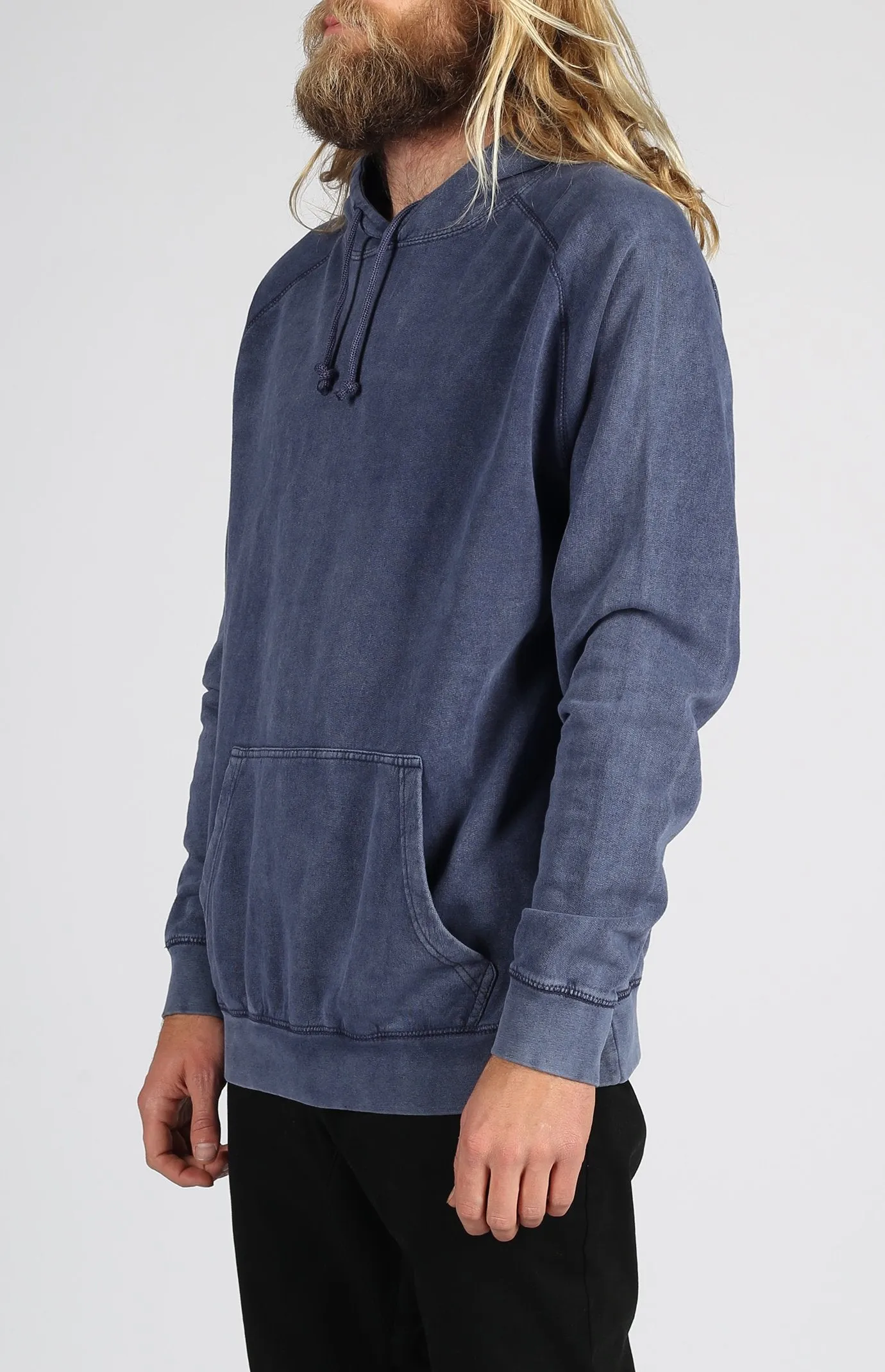 Vintage Wash Pullover Hood | Navy sold by Lira product image thumbnail 2