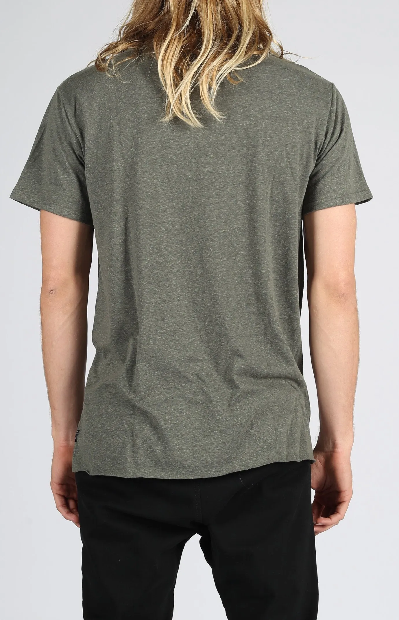 Pocket Tee Tri-Blend | Heather Olive sold by Lira product image thumbnail 3