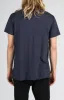 Pocket Tee Tri-Blend | Heather Navy sold by Lira