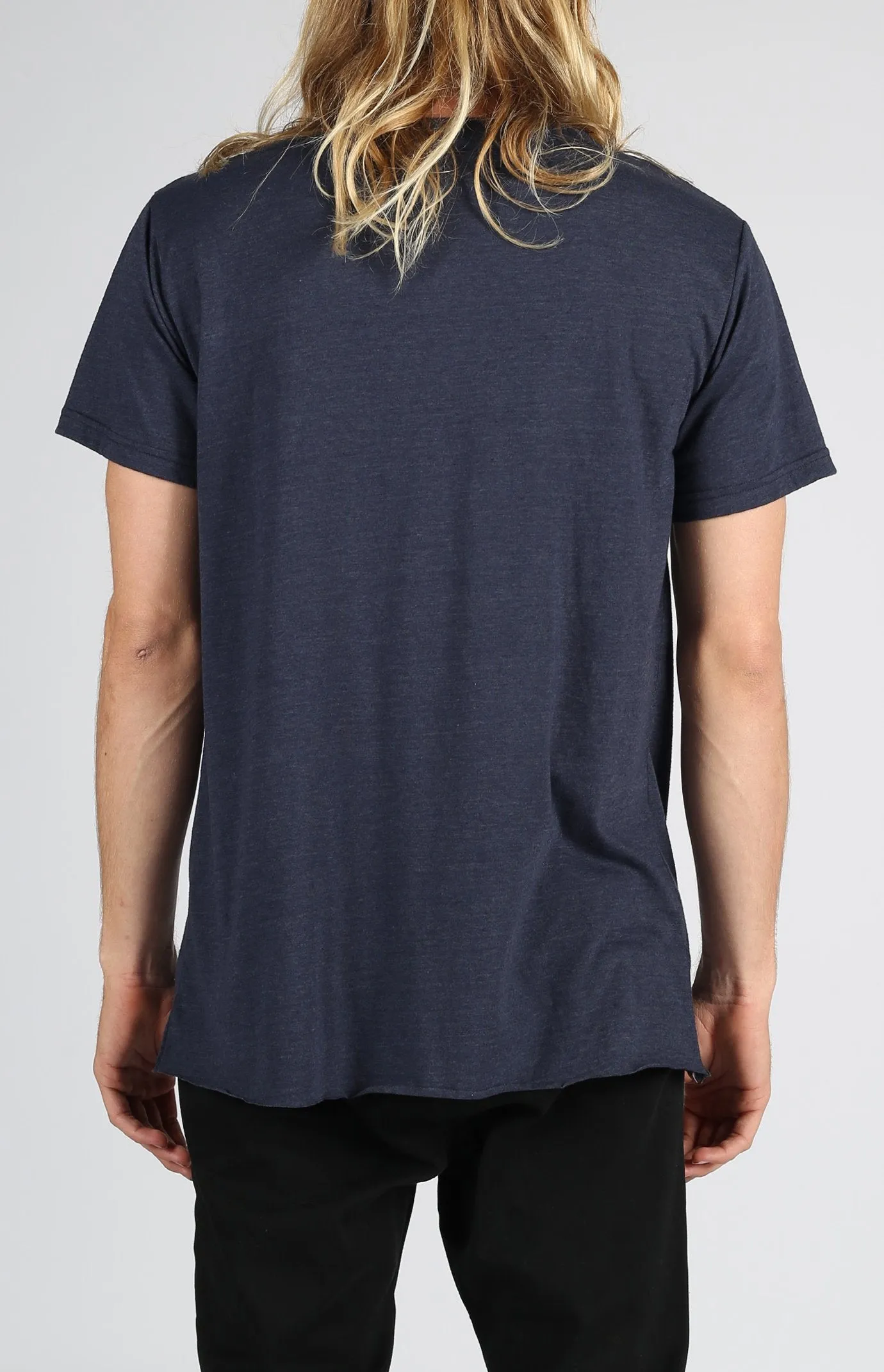 Pocket Tee Tri-Blend | Heather Navy sold by Lira product image thumbnail 3