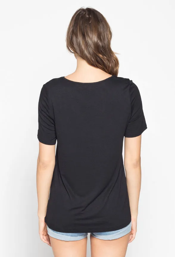 PAIGE TOP | BLACK sold by Lira product image thumbnail 2