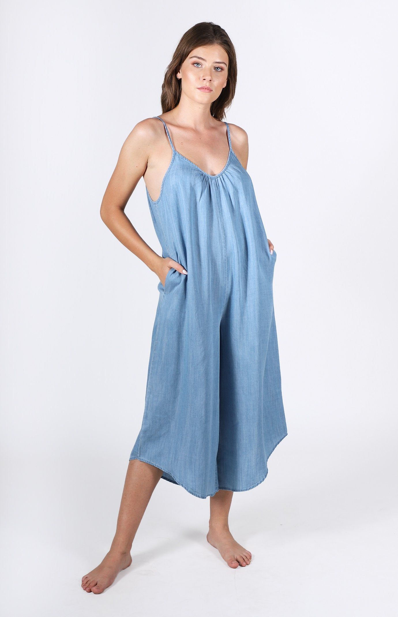 Perry Playsuit | Blue sold by Lira