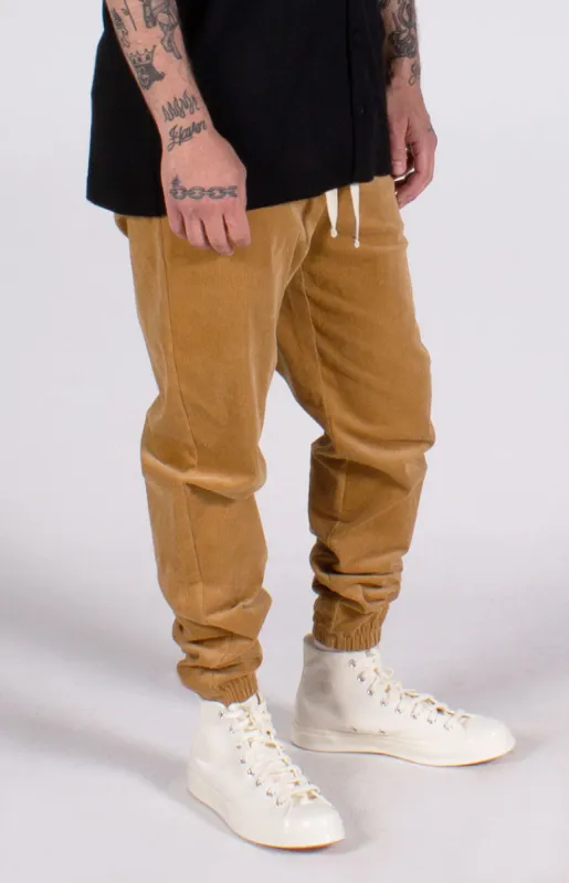 Saluda Corduroy Jogger | Khaki sold by Lira