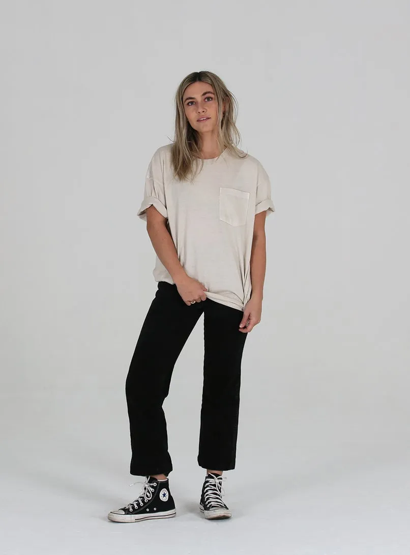 Pigment Dye SS Tee | Stone sold by Lira