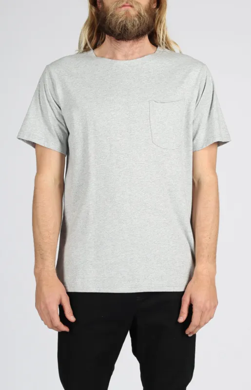Pocket Tee | Heather Grey sold by Lira