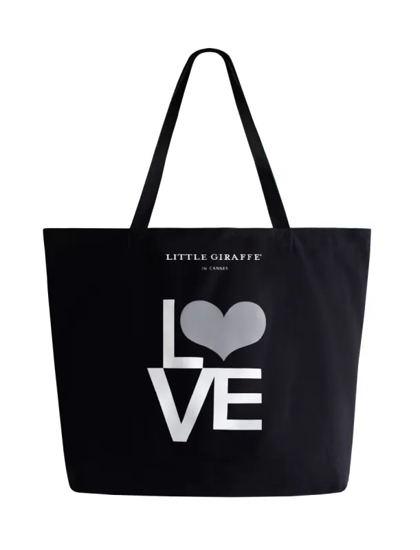 Cannes-Inspired LOVE Tote Bag sold by Little Giraffe