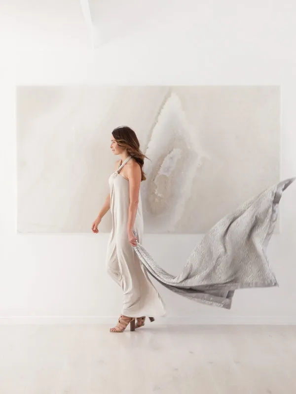 Luxe™ Snow Leopard Large Home Throw (59" x 88") sold by Little Giraffe