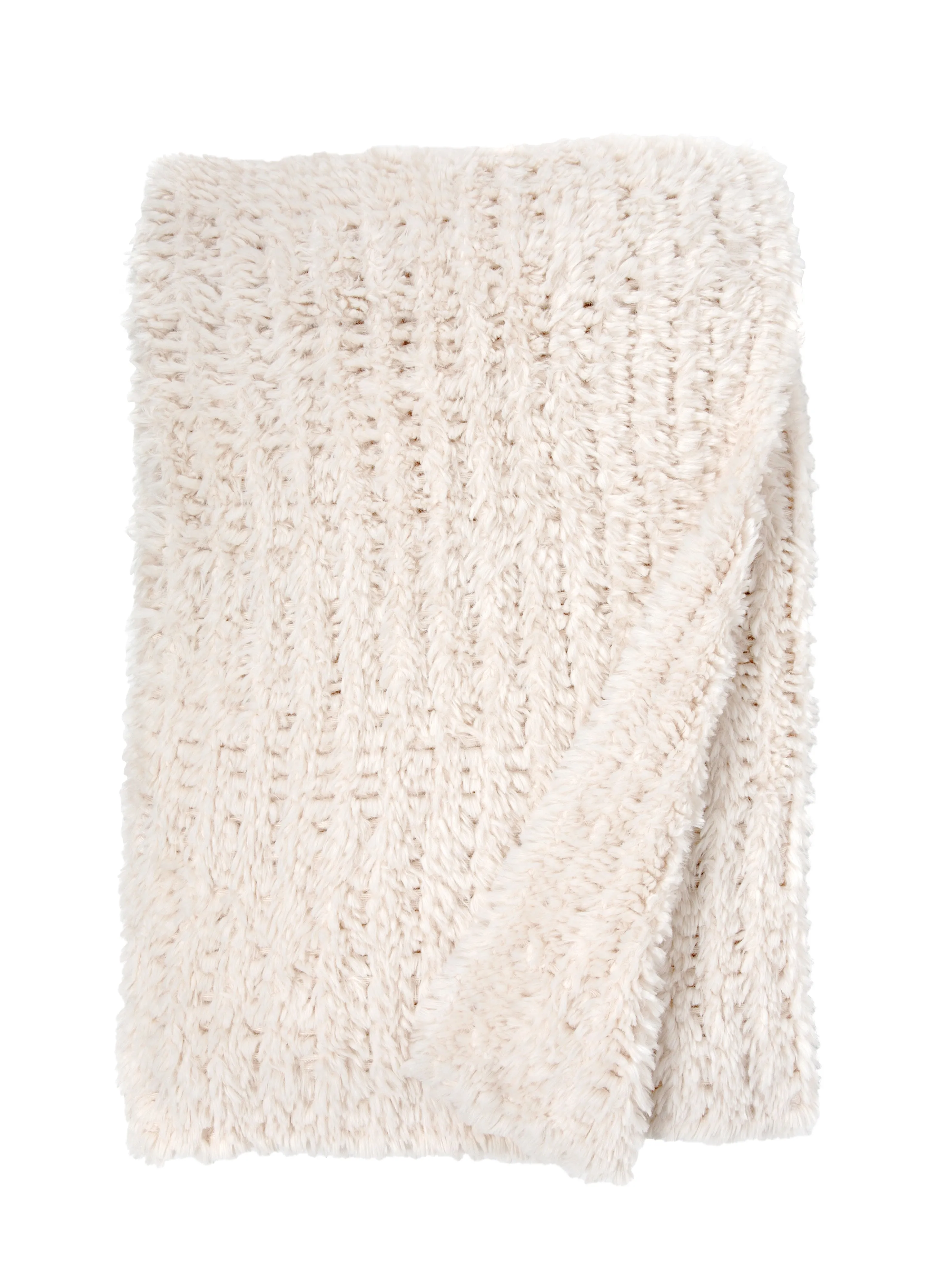Luxe Luxury Cream Ultra-Soft Knit Throw (45" x 59") sold by Little Giraffe product image thumbnail 5