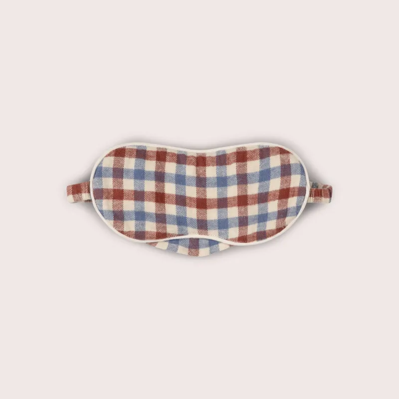 Ginger Check Organic Adult Eye Mask sold by Little Green Radicals