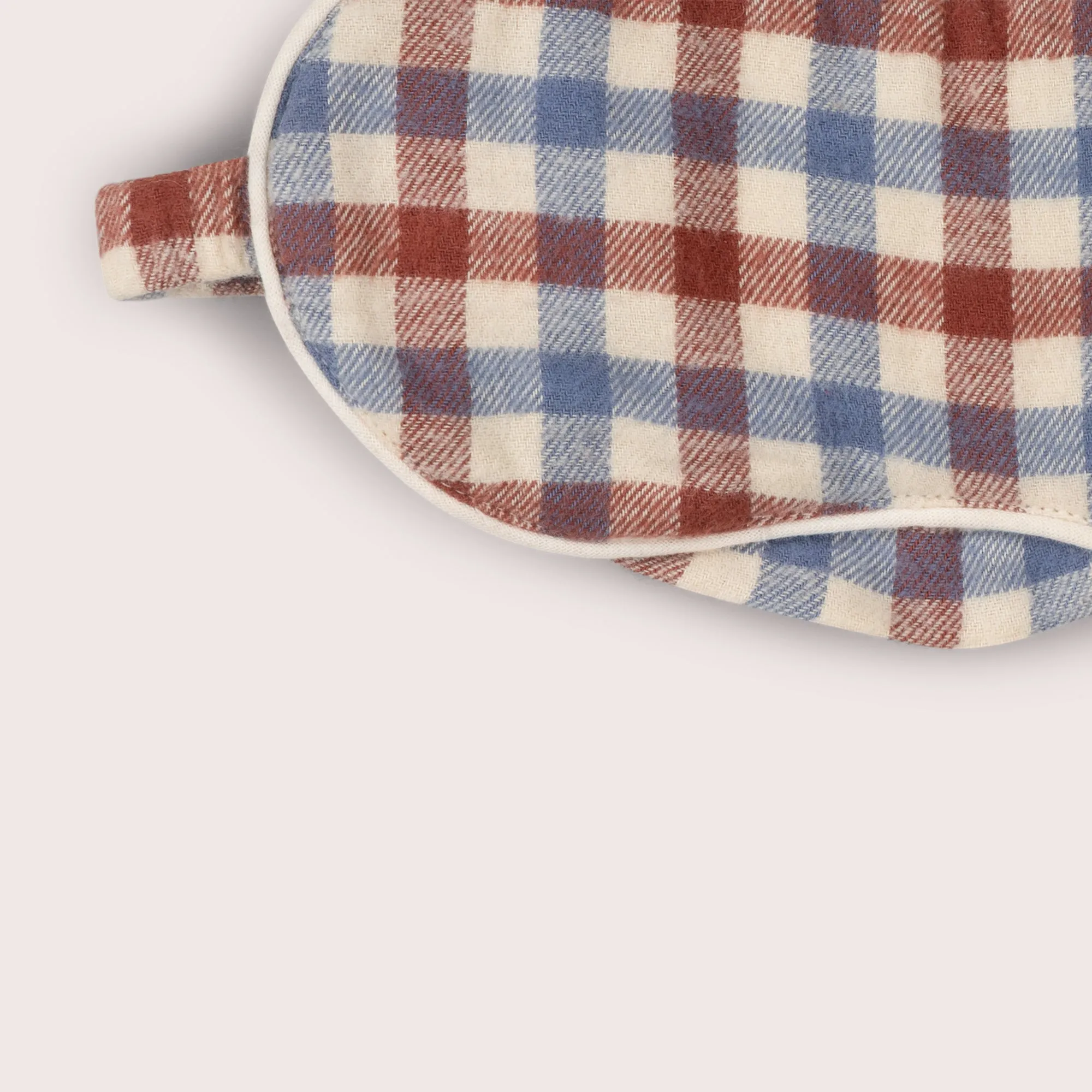 Ginger Check Organic Adult Eye Mask sold by Little Green Radicals product image thumbnail 3