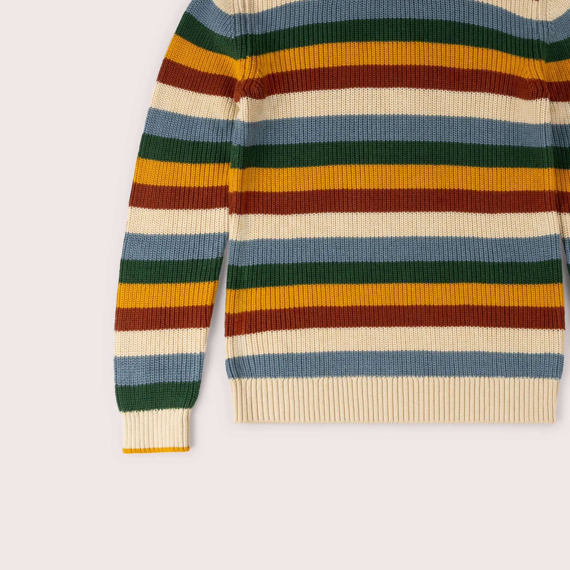 Rainbow Knitted Unisex Adult Jumper sold by Little Green Radicals product image thumbnail 5