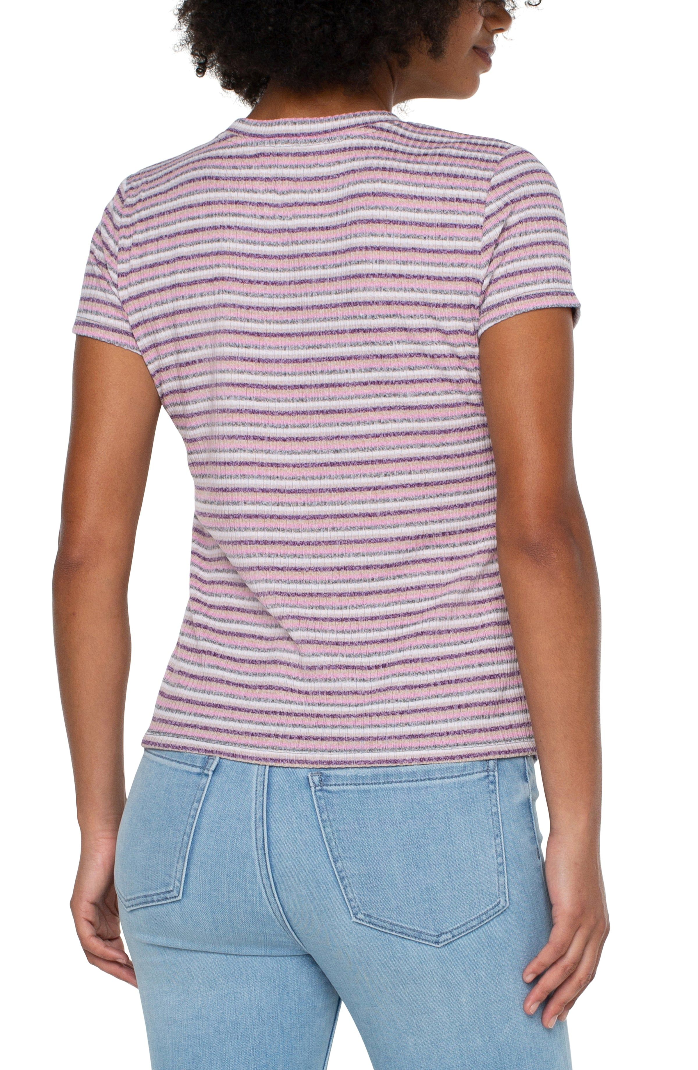 SLIM FIT CREW NECK KNIT TEE sold by Liverpool Jeans Company product image thumbnail 3