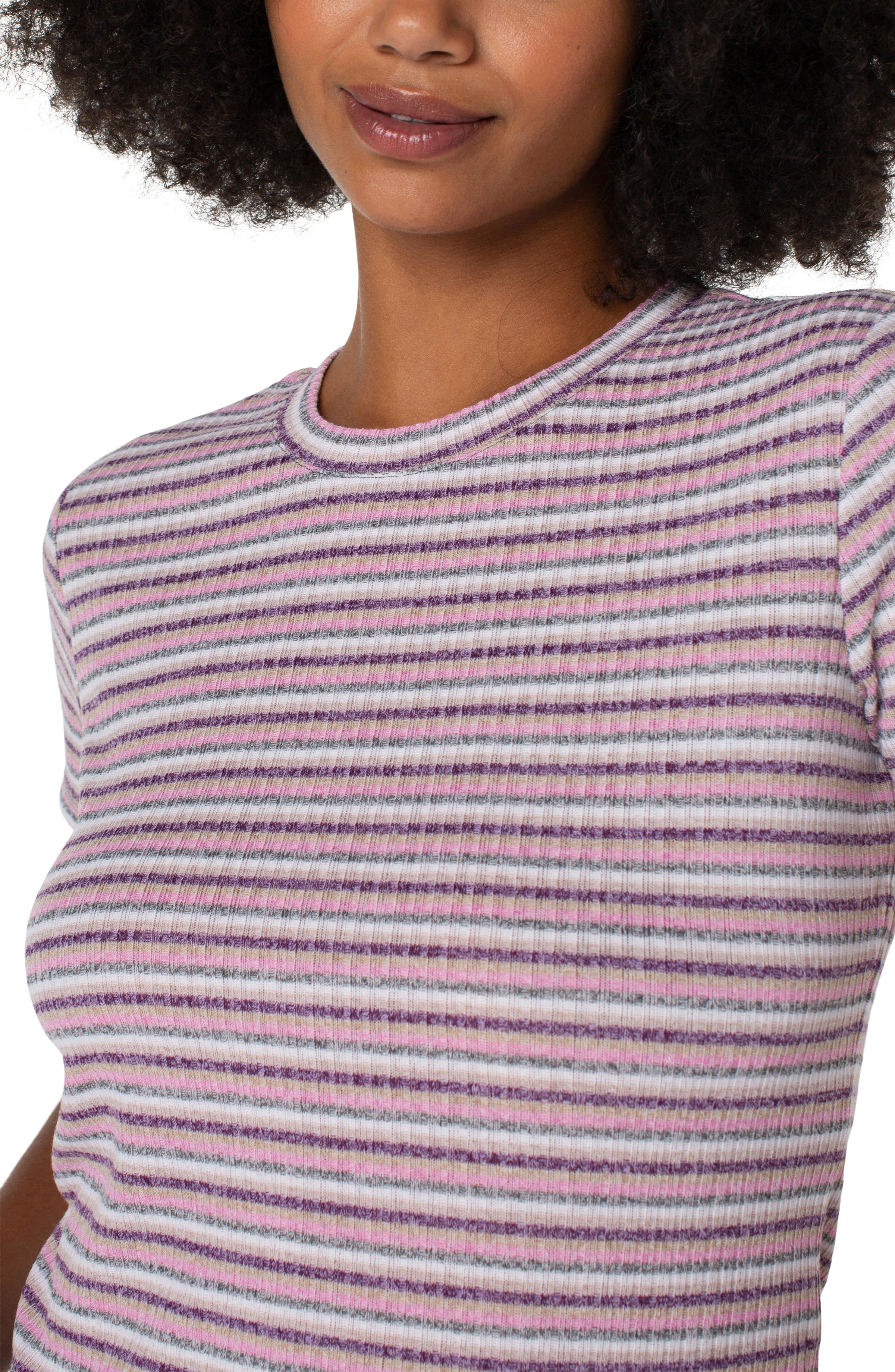 SLIM FIT CREW NECK KNIT TEE sold by Liverpool Jeans Company product image thumbnail 2