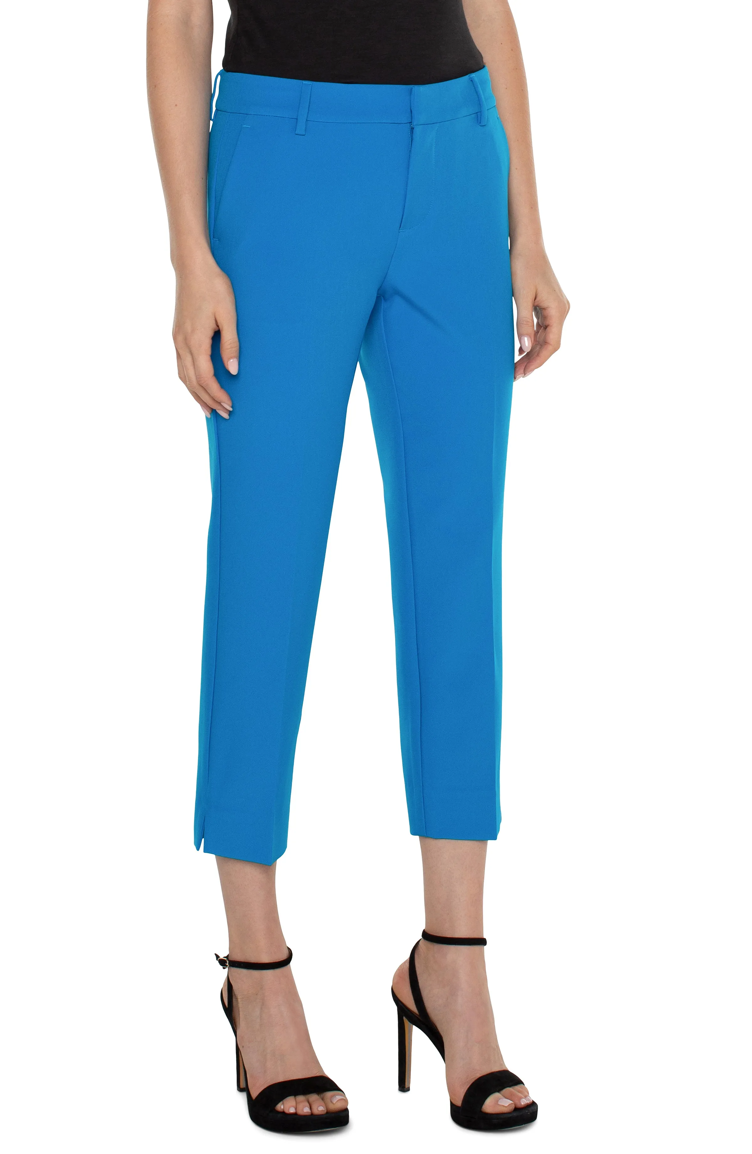 KELSEY CROP TROUSER WITH SIDE SLIT sold by Liverpool Jeans Company product image thumbnail 5