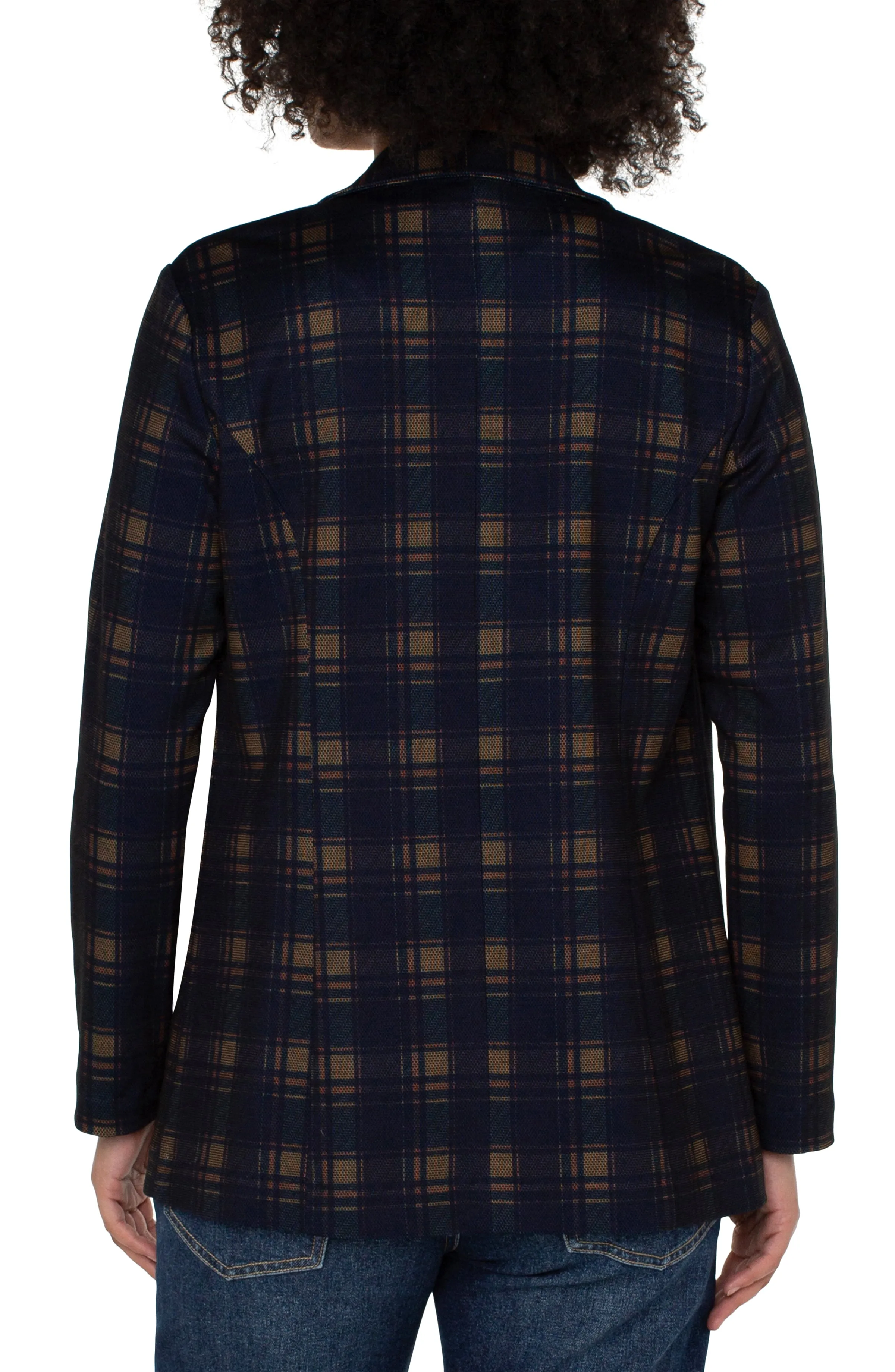 PETITE BOYFRIEND BLAZER WITH PRINCESS DART PATTERN KNIT sold by Liverpool Jeans Company product image thumbnail 4