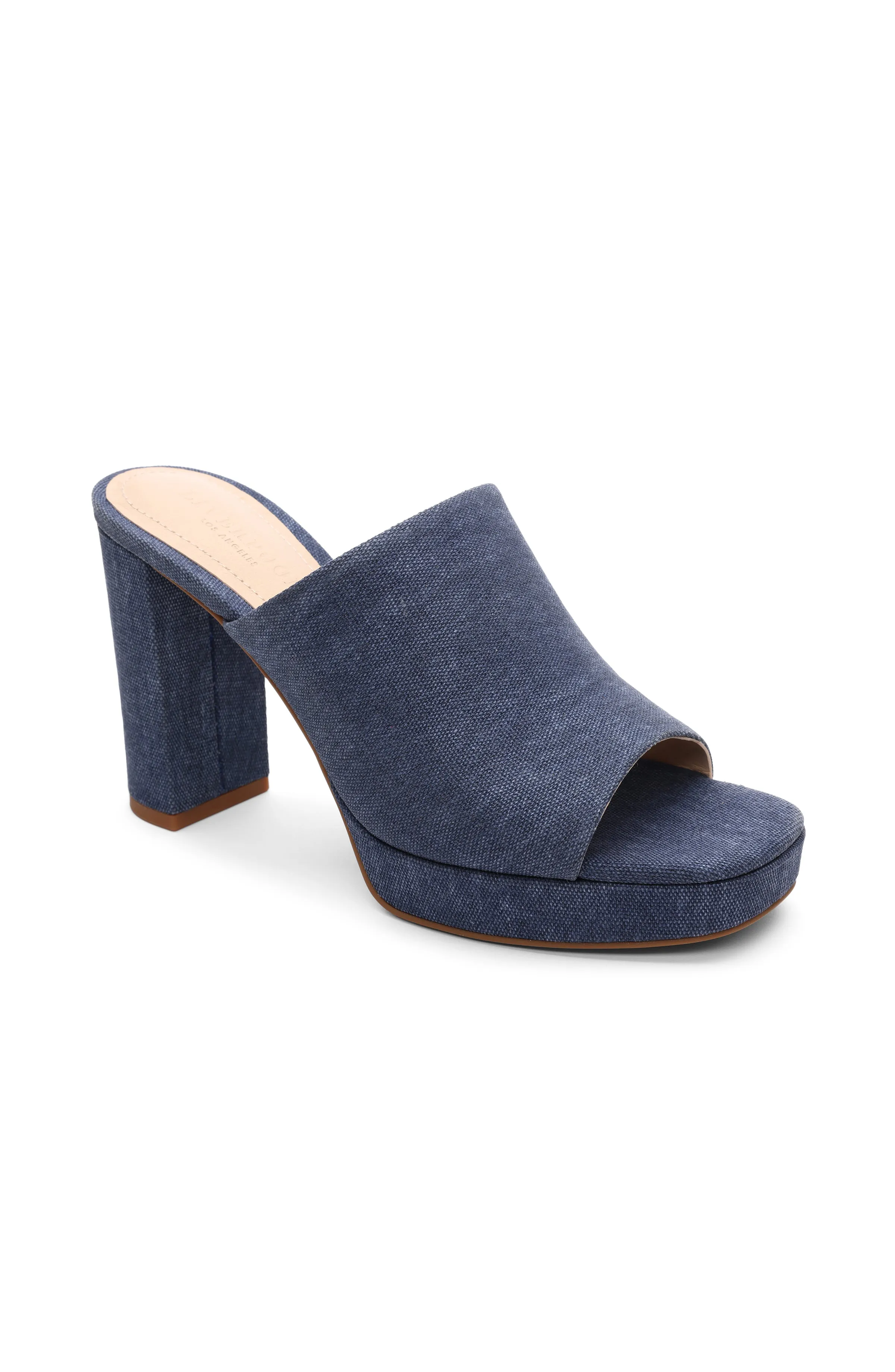 CARSON HIGH BLOCK HEEL MULE sold by Liverpool Jeans Company