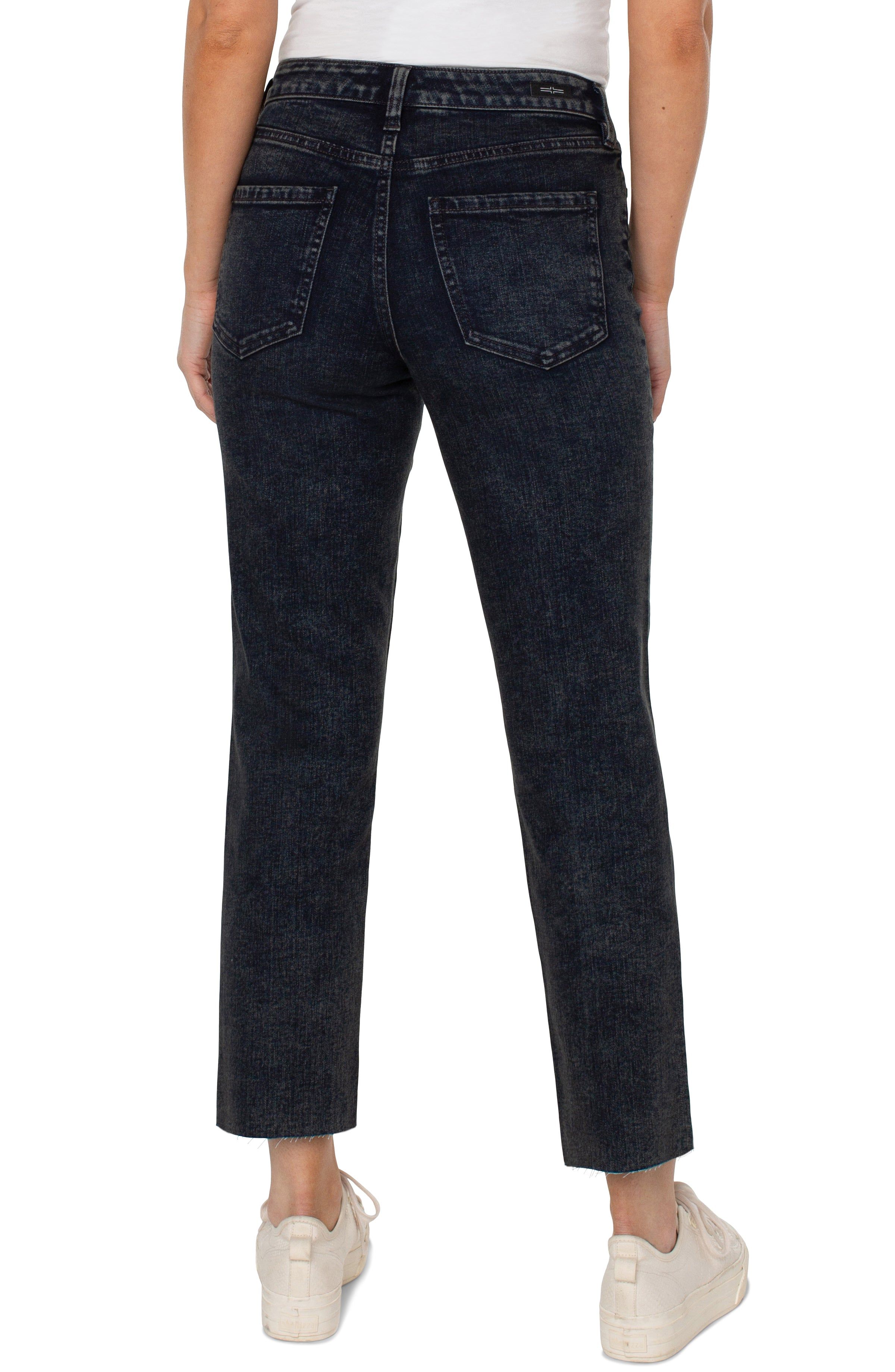 LIV NON-SKINNY SKINNY WITH CUT HEM sold by Liverpool Jeans Company product image thumbnail 2