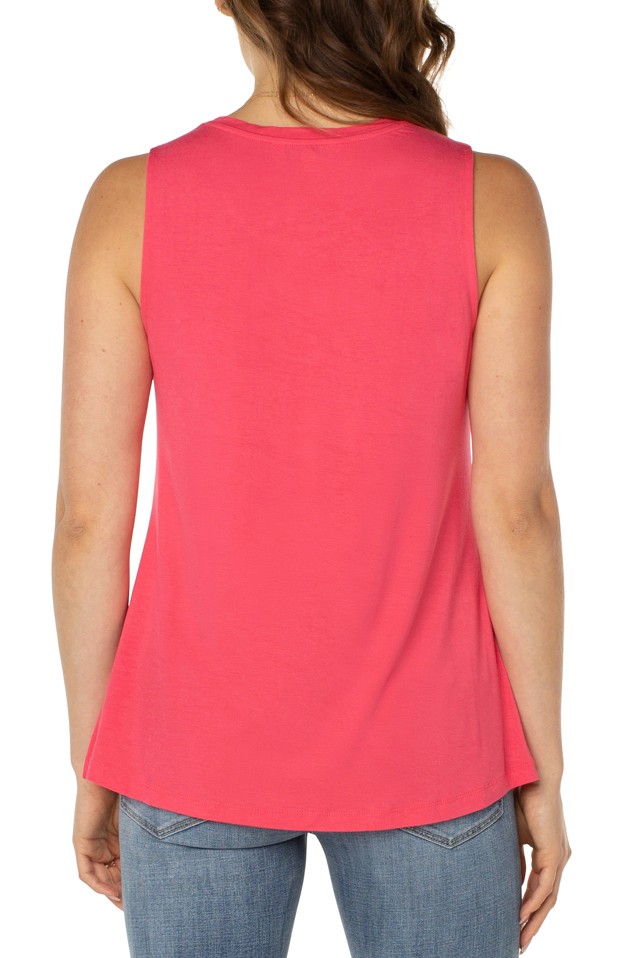 SLEEVELESS SCOOP NECK TANK sold by Liverpool Jeans Company product image thumbnail 2