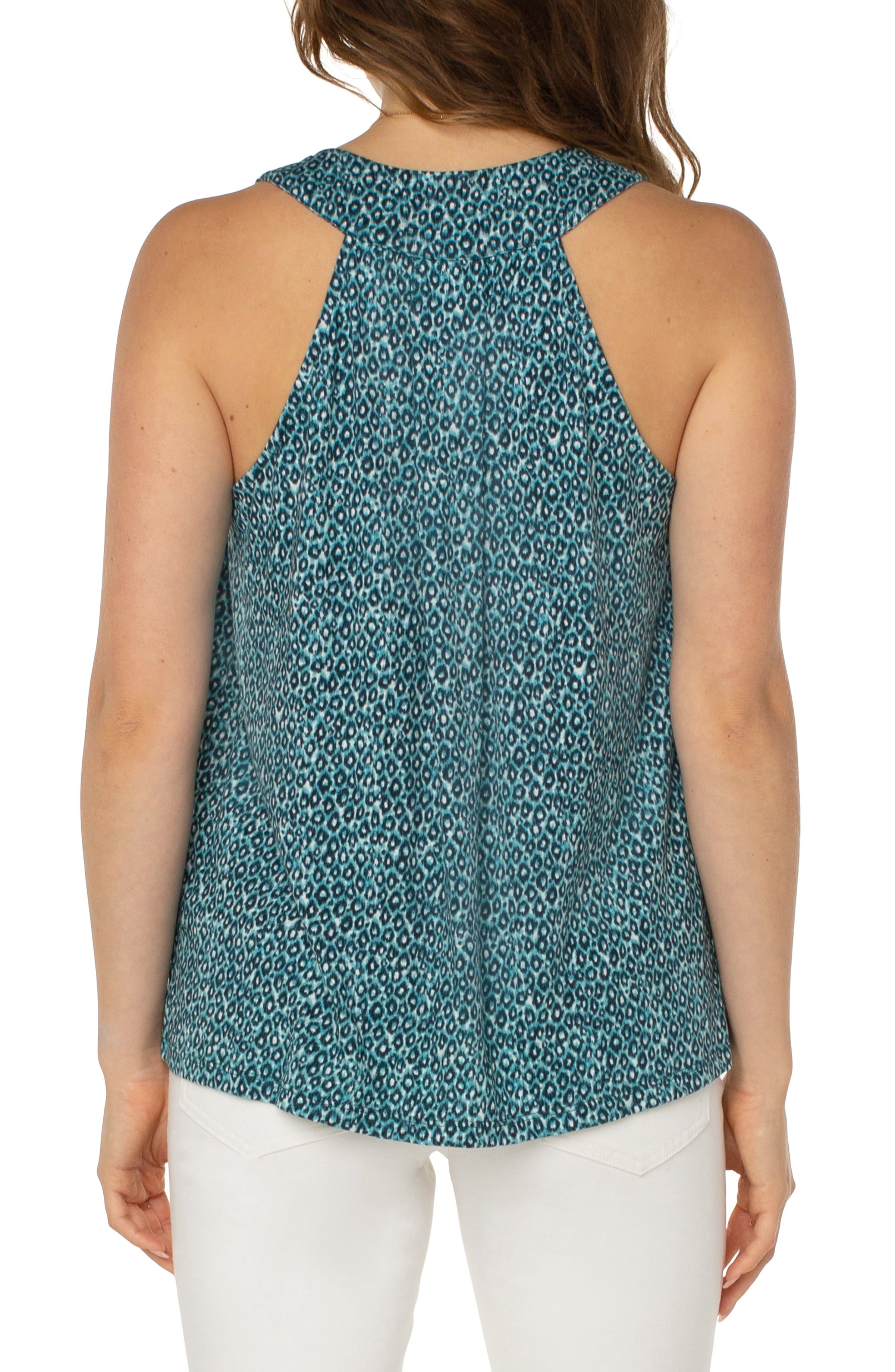 SLEEVELESS V-NECK KNIT TOP sold by Liverpool Jeans Company product image thumbnail 2