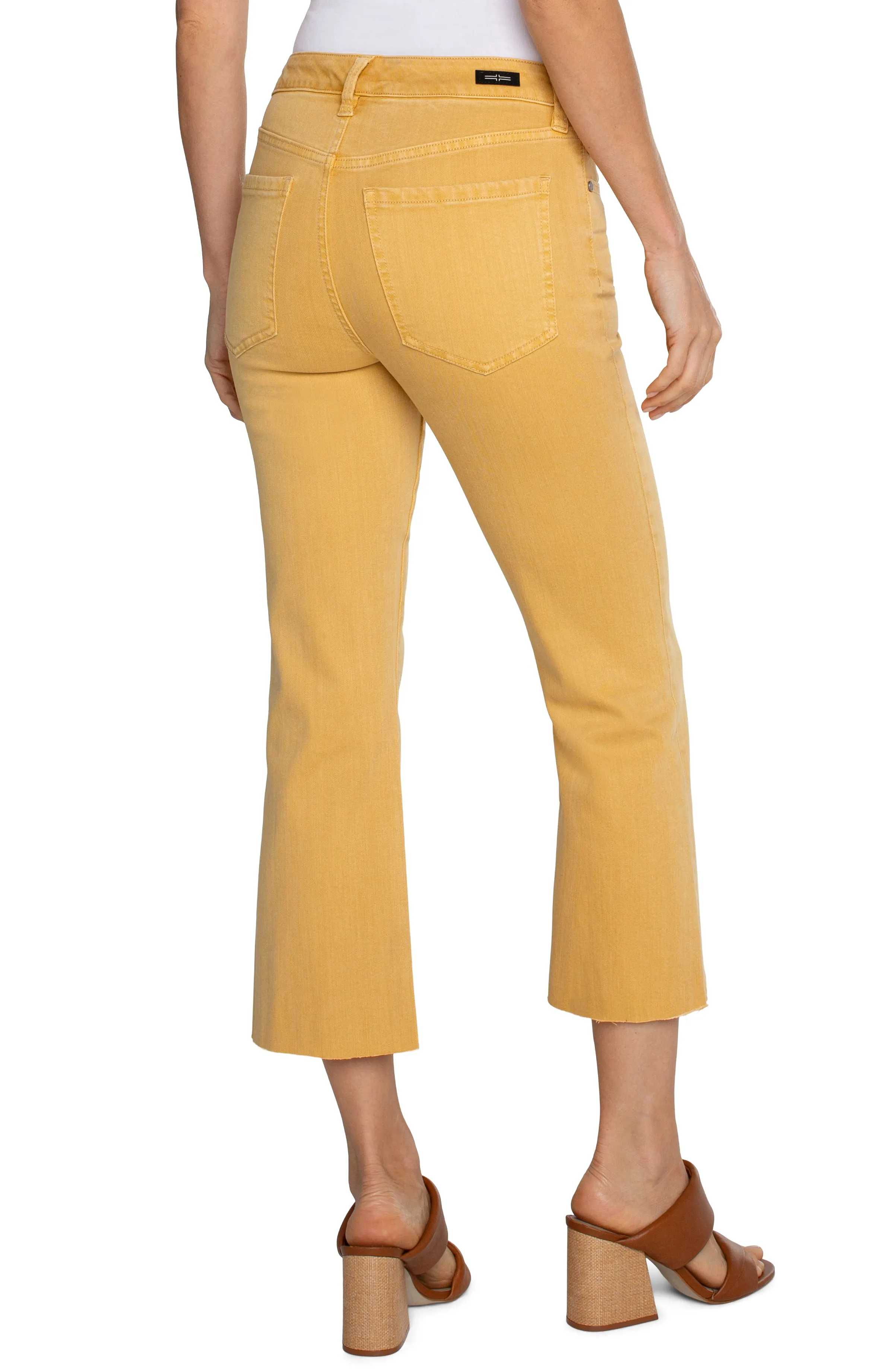 HANNAH CROP FLARE WITH CUT HEM sold by Liverpool Jeans Company product image thumbnail 3