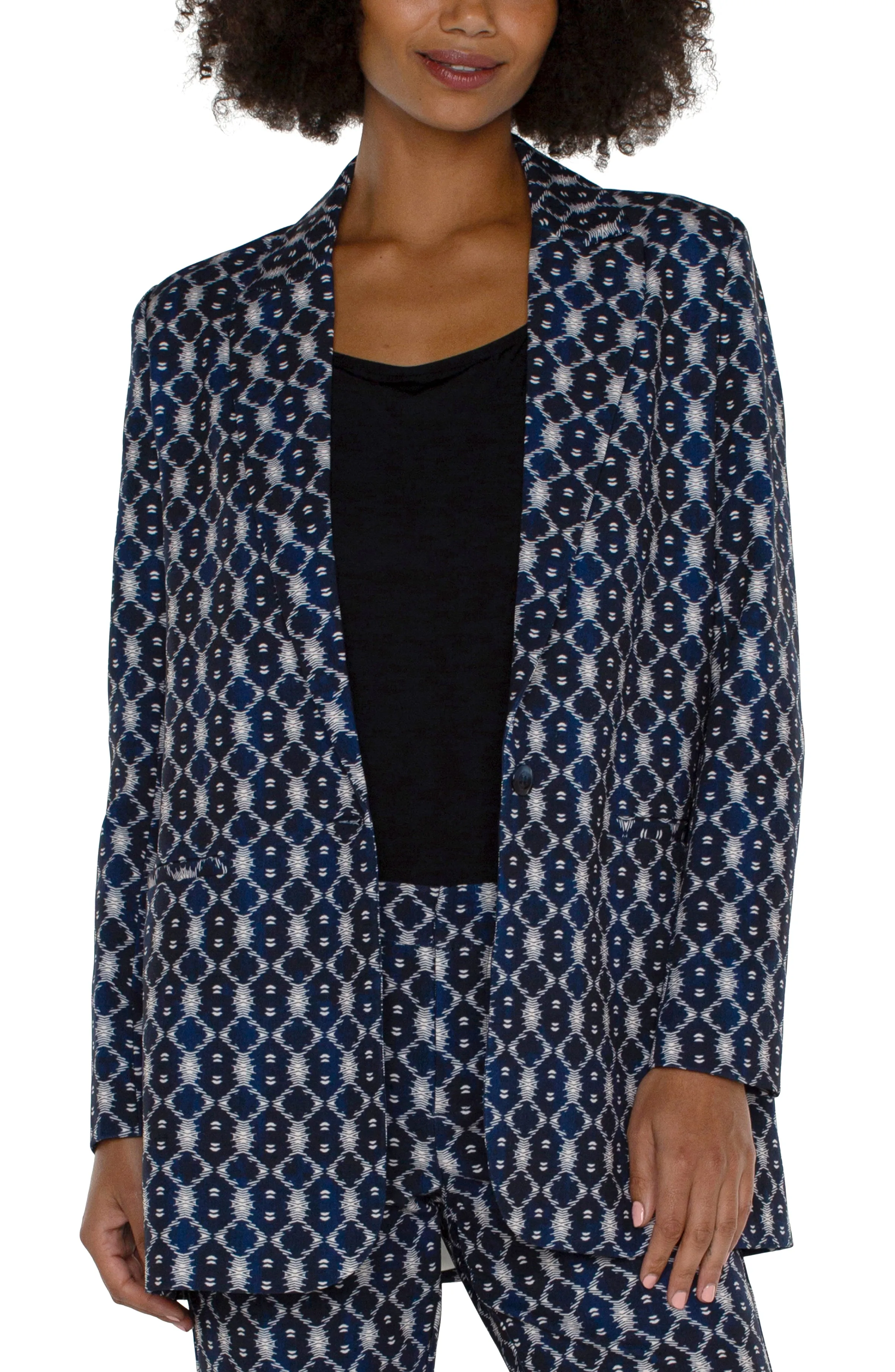 BUTTON FRONT BOYFRIEND BLAZER sold by Liverpool Jeans Company