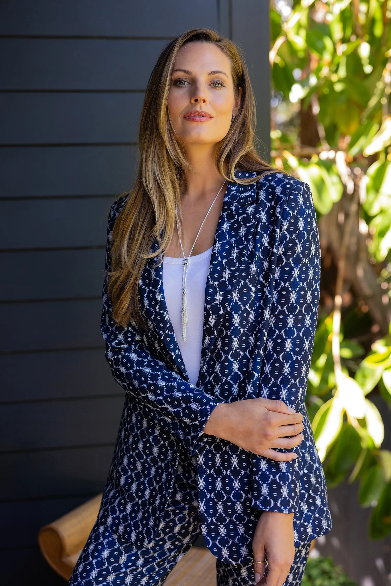 BUTTON FRONT BOYFRIEND BLAZER sold by Liverpool Jeans Company product image thumbnail 2