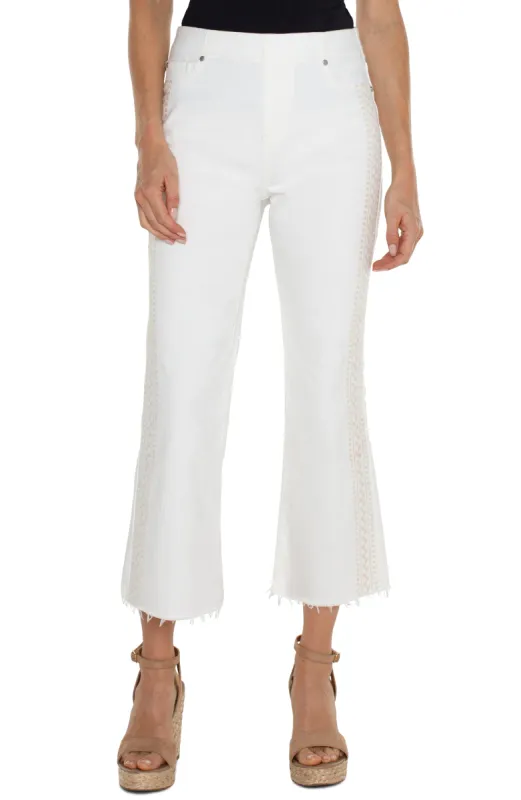 CHLOE CROP FLARE WITH FRAY HEM - ECO sold by Liverpool Jeans Company