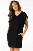 FLUTTER SLEEVE DRESS sold by Liverpool Jeans Company