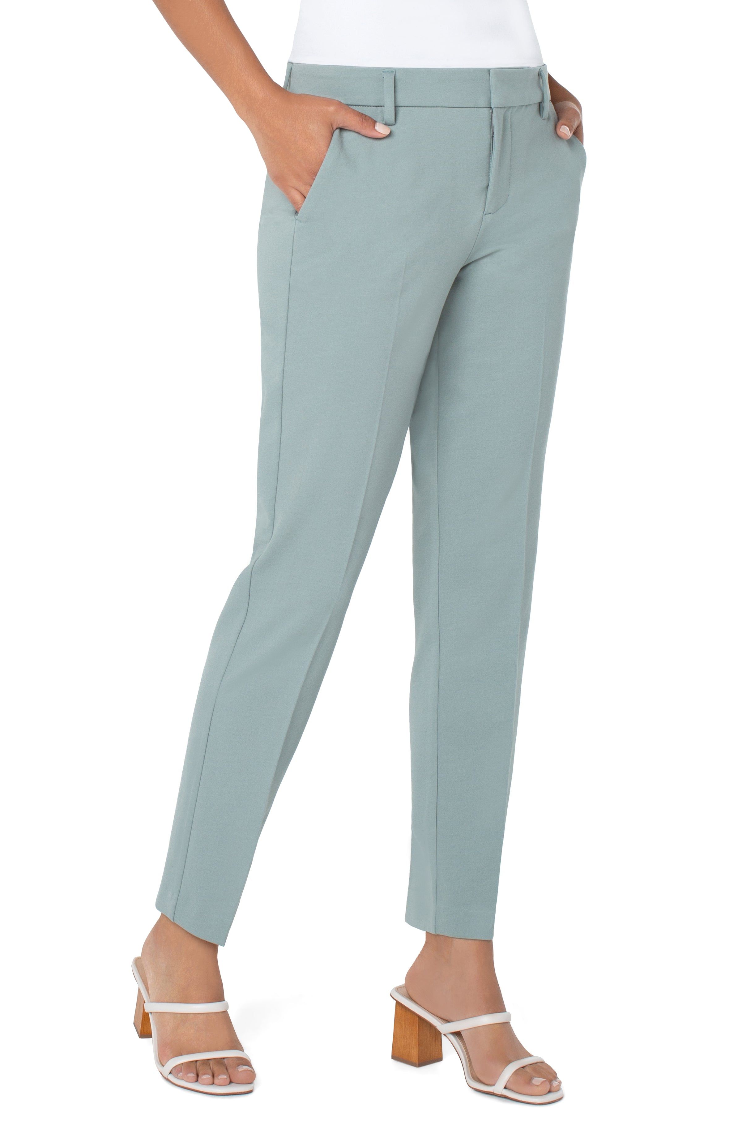 KELSEY KNIT TROUSER SUPER STRETCH PONTE sold by Liverpool Jeans Company product image thumbnail 2