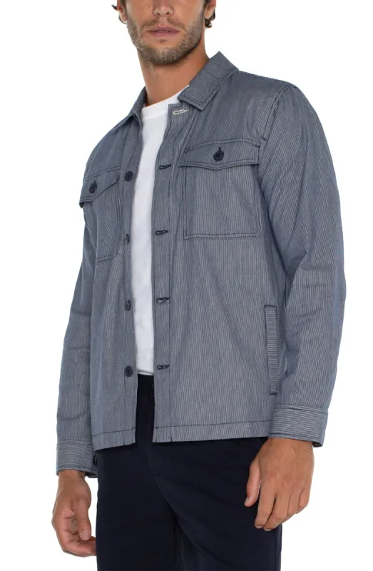 OVERSHIRT WITH FLAP POCKETS sold by Liverpool Jeans Company
