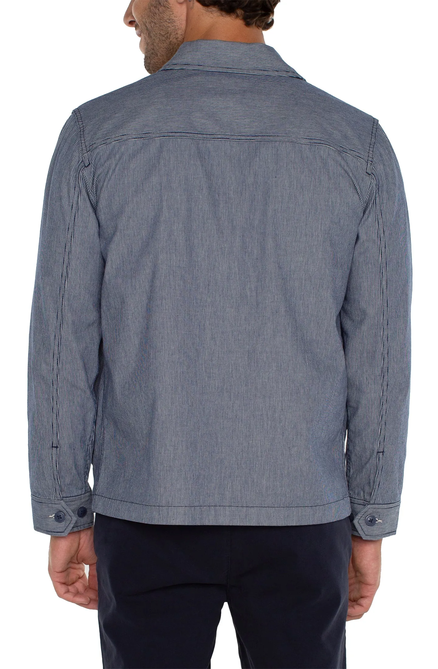 OVERSHIRT WITH FLAP POCKETS sold by Liverpool Jeans Company product image thumbnail 2