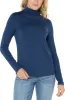 MOCK NECK LONG SLEEVE KNIT TOP sold by Liverpool Jeans Company