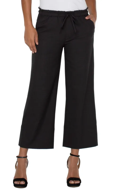 PULL-ON TIE WAIST WIDE LEG ANKLE sold by Liverpool Jeans Company