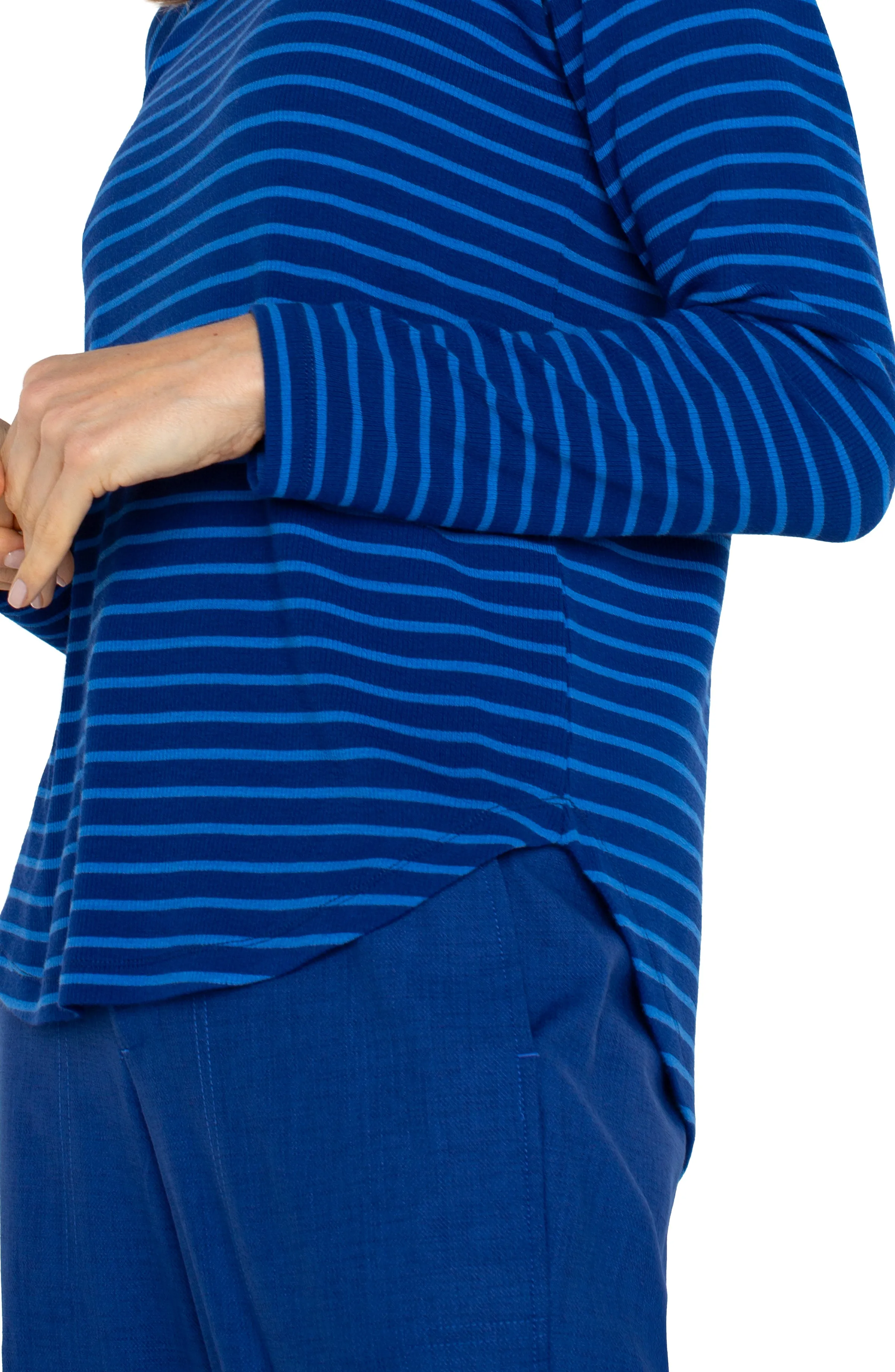 LONG SLEEVE SCOOP NECK TOP sold by Liverpool Jeans Company product image thumbnail 3