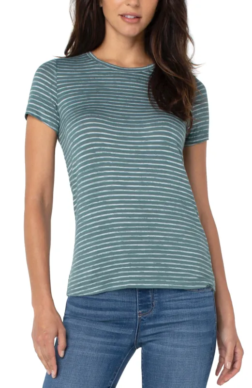 SLIM FIT CREW NECK TEE sold by Liverpool Jeans Company