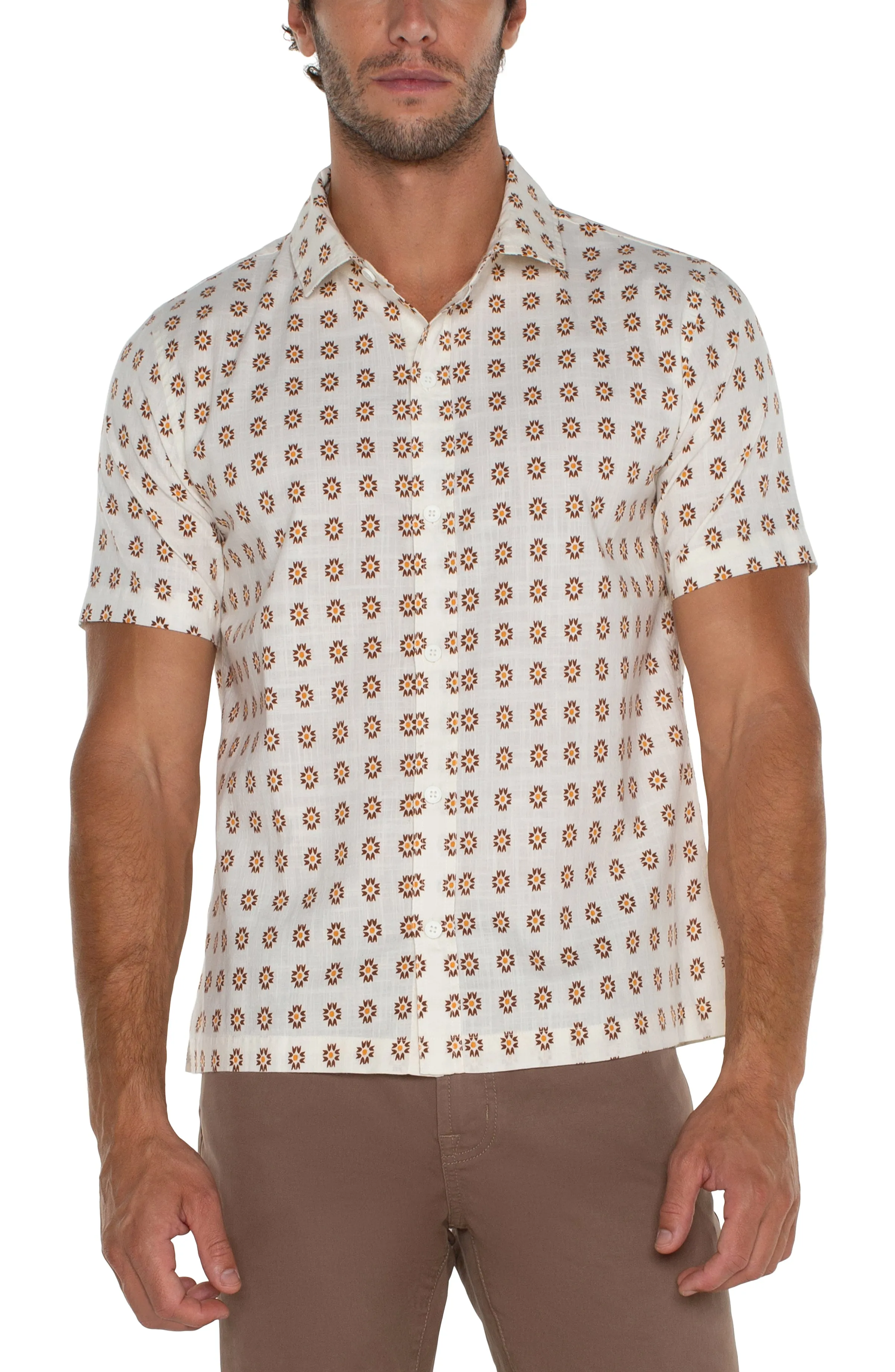 PRINTED SHORT SLEEVE SHIRT sold by Liverpool Jeans Company
