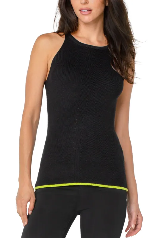 SLEEVELESS HALTER SWEATER sold by Liverpool Jeans Company
