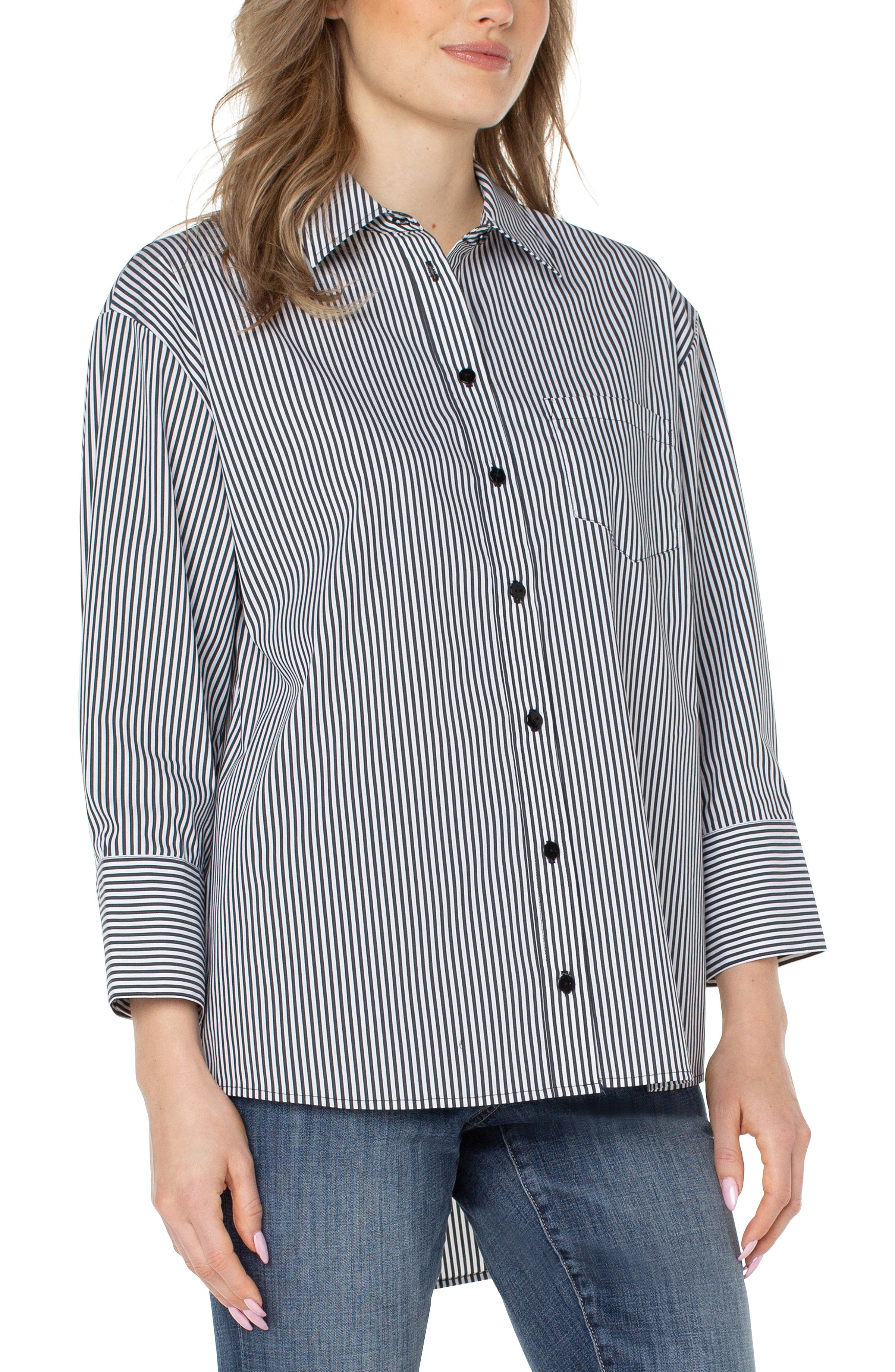 OVERSIZED CLASSIC BUTTON DOWN sold by Liverpool Jeans Company product image thumbnail 4