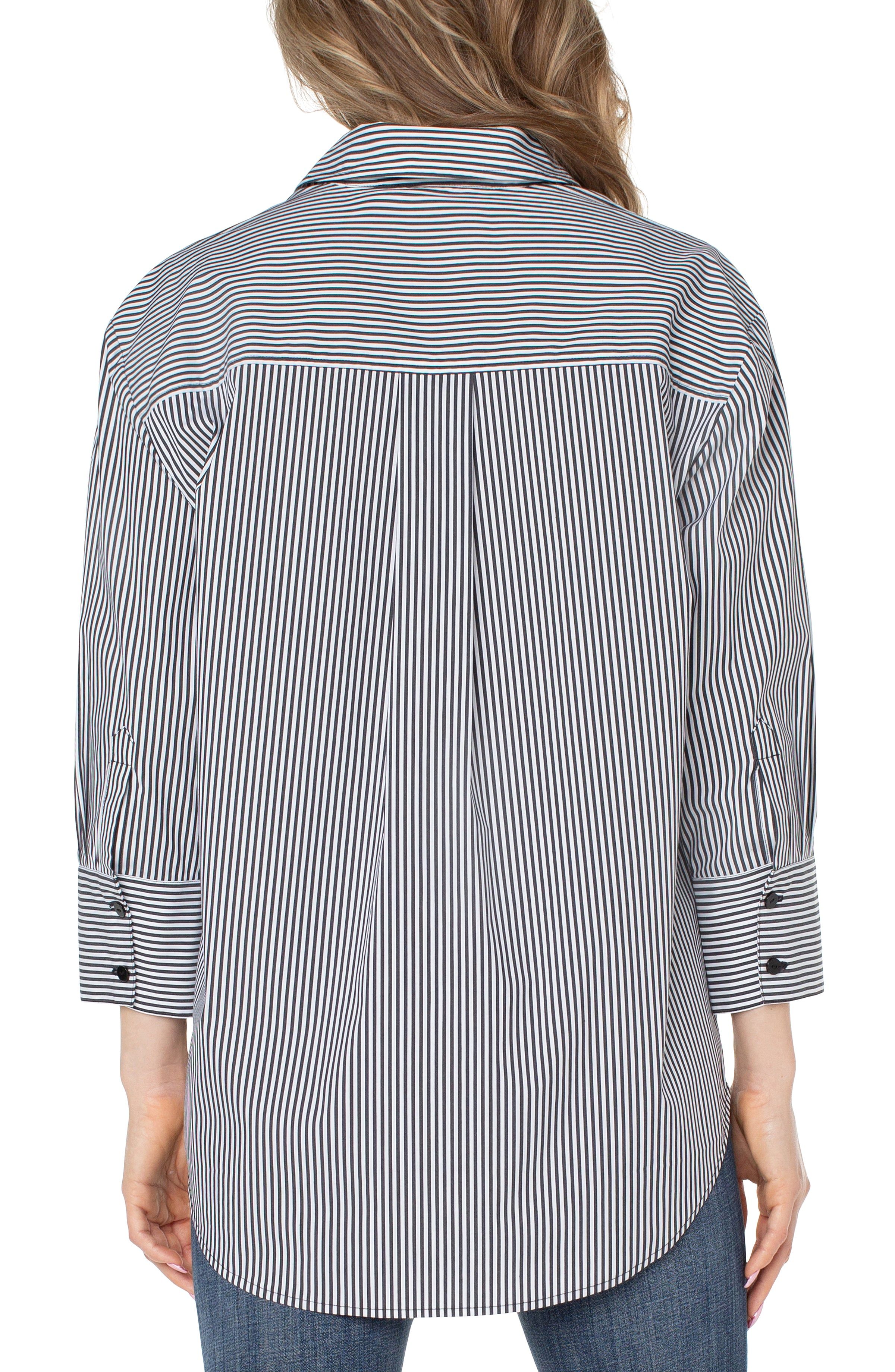 OVERSIZED CLASSIC BUTTON DOWN sold by Liverpool Jeans Company product image thumbnail 3