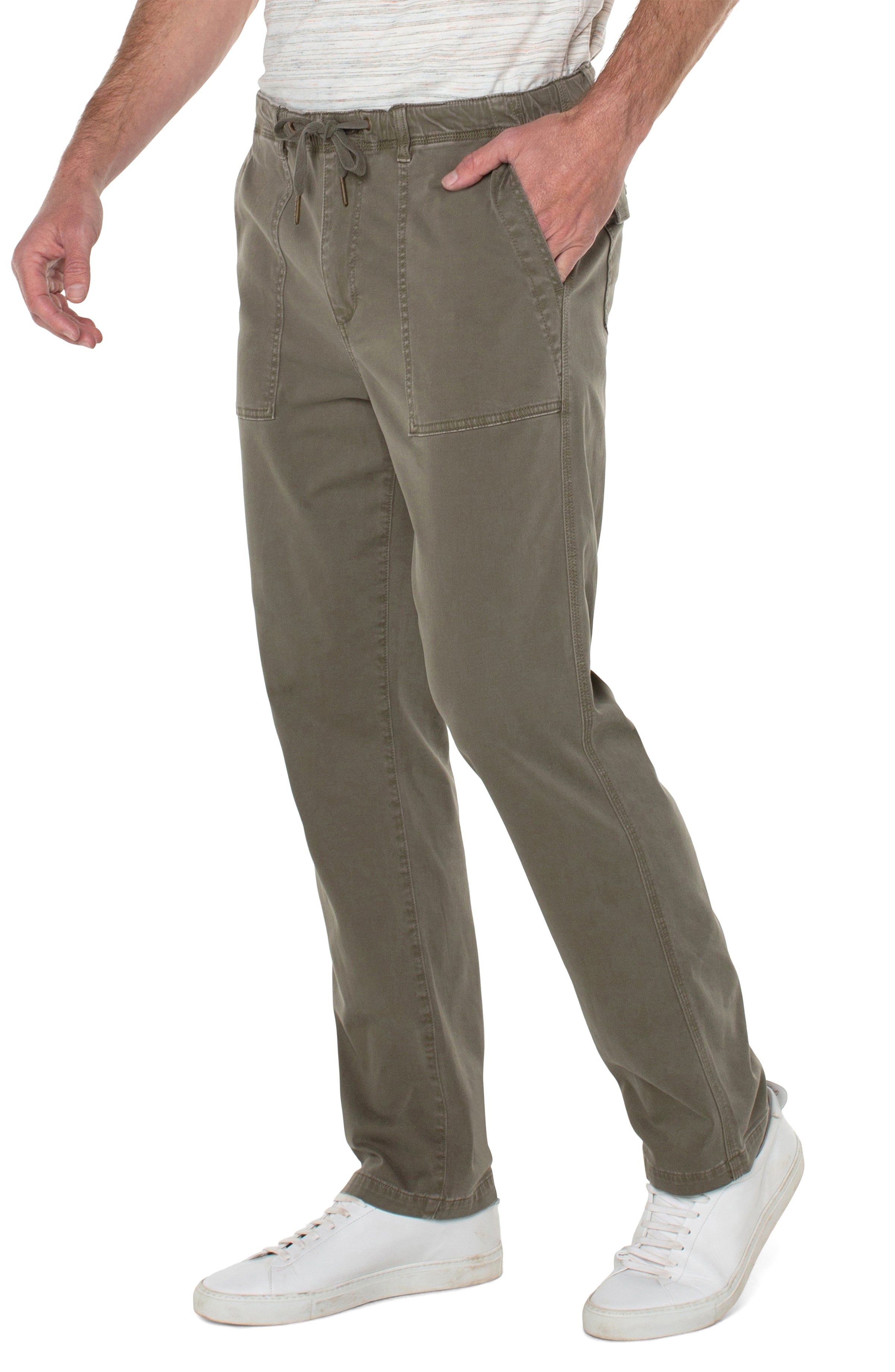 DRAWSTRING UTILITY PANT sold by Liverpool Jeans Company product image thumbnail 3