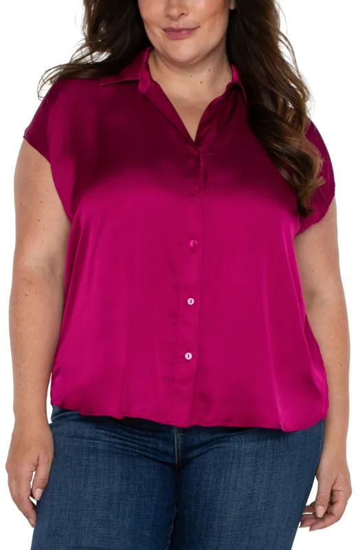 BUTTON FRONT DOLMAN SLEEVE BLOUSE sold by Liverpool Jeans Company