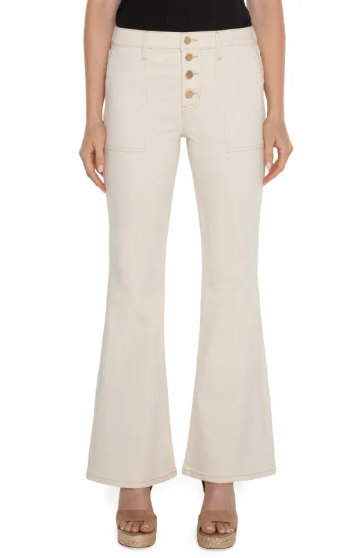 HANNAH HI-RISE ECO FLARE sold by Liverpool Jeans Company
