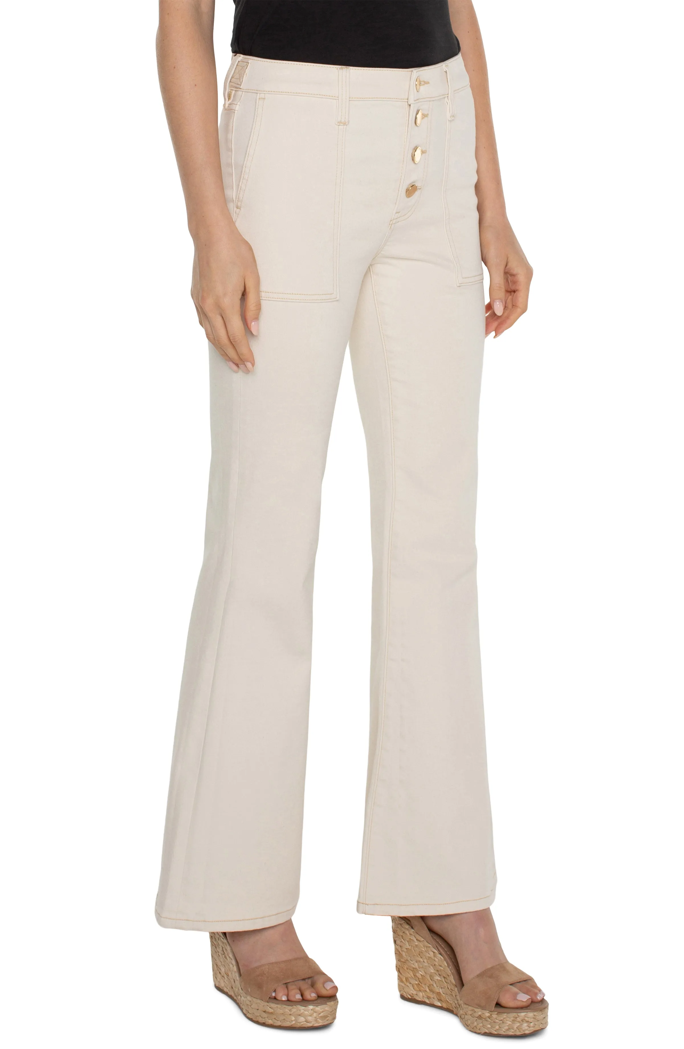 HANNAH HI-RISE ECO FLARE sold by Liverpool Jeans Company product image thumbnail 5